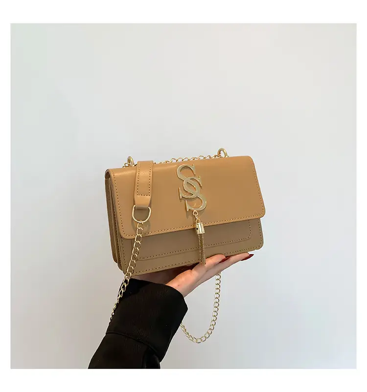 Stylish Brown Chain Crossbody Bag for Women 2024 - Image 4