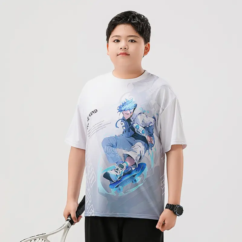 Chubby Men's Graphic T-Shirt Plus Large Loose Fit - Image 2