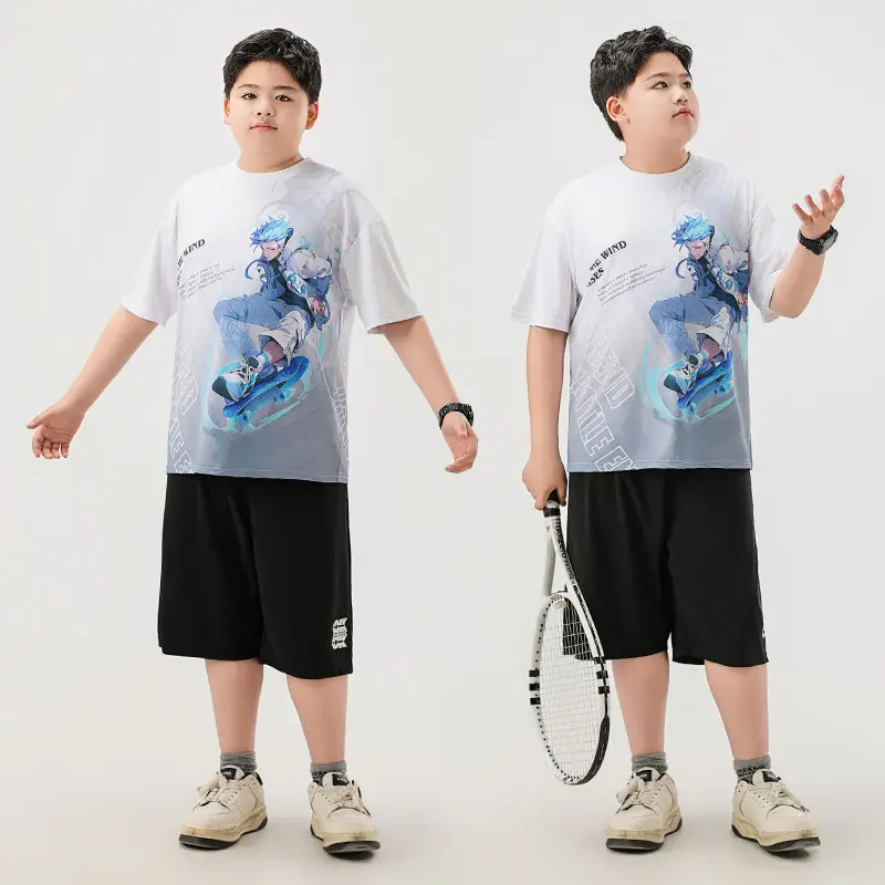 Chubby Men's Graphic T-Shirt Plus Large Loose Fit - Image 4