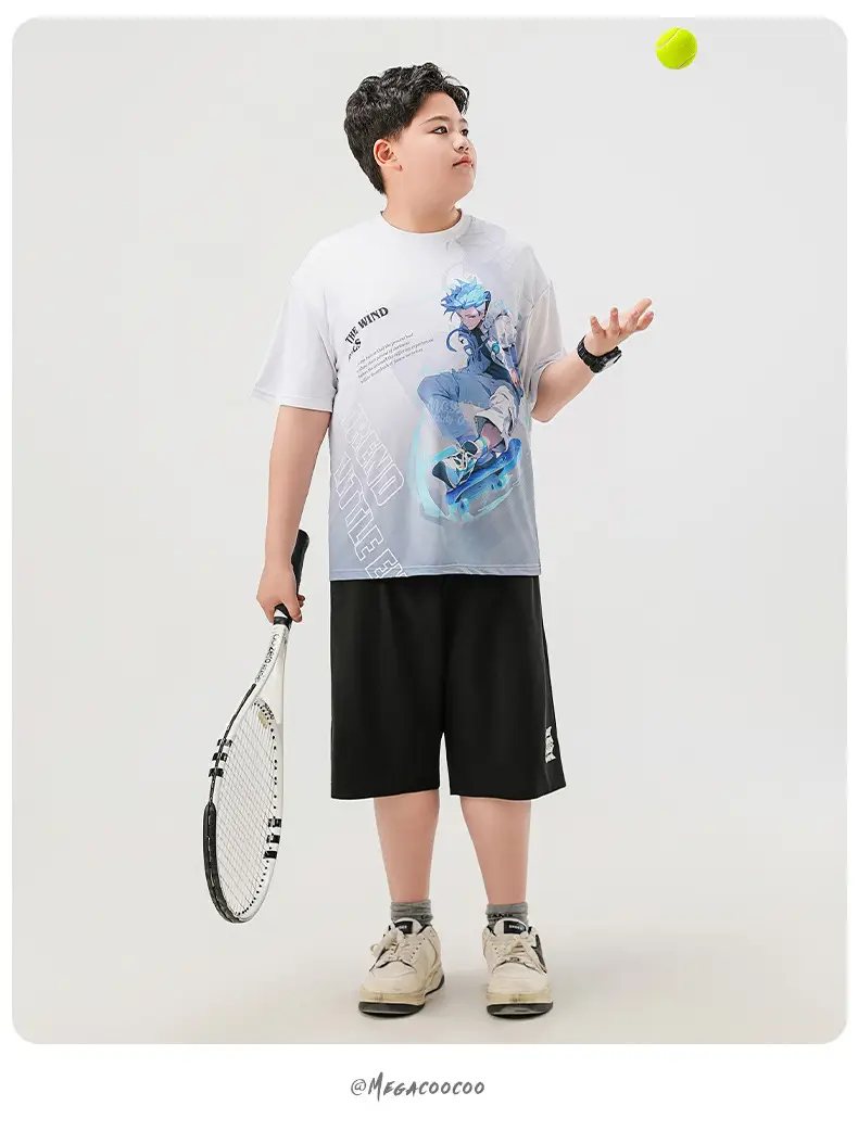 Chubby Men's Graphic T-Shirt Plus Large Loose Fit — feature 11