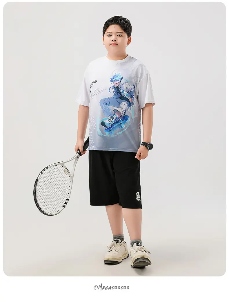 Chubby Men's Graphic T-Shirt Plus Large Loose Fit — feature 14