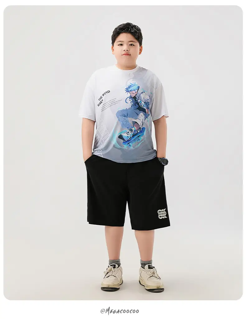 Chubby Men's Graphic T-Shirt Plus Large Loose Fit — feature 15
