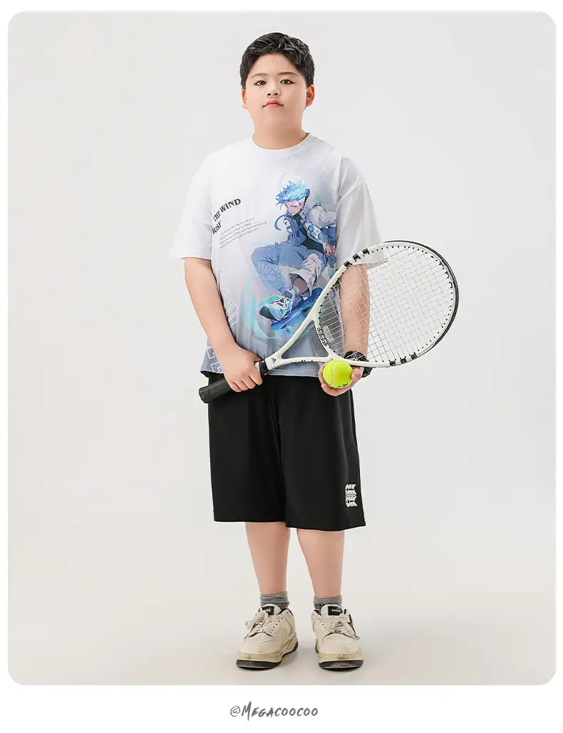 Chubby Men's Graphic T-Shirt Plus Large Loose Fit — feature 9