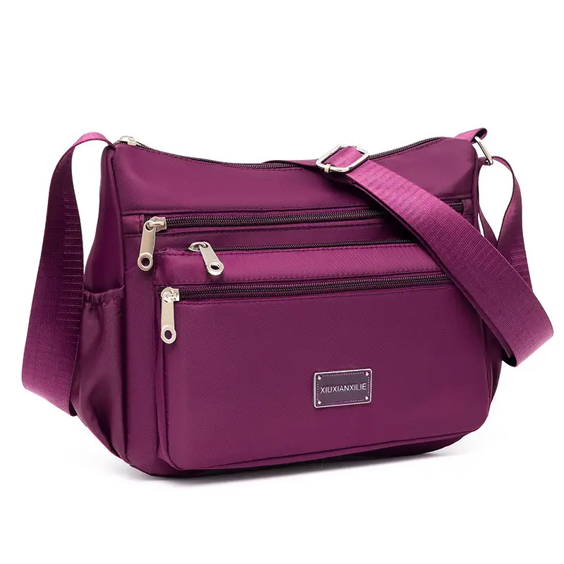 Navy Blue Multi-Layer Shoulder Bag for Women - Image 9