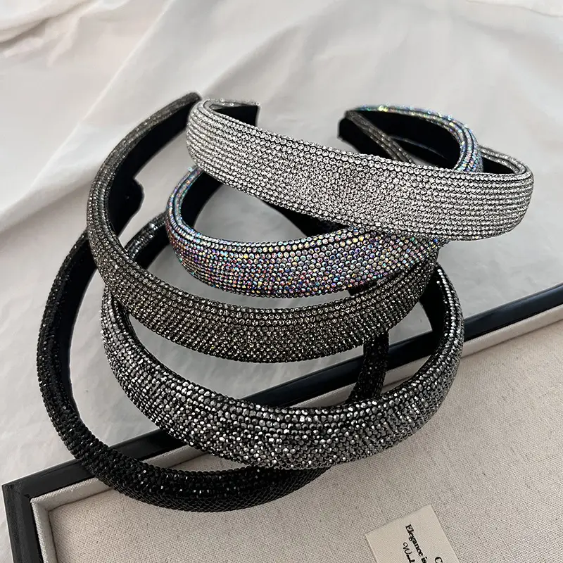 Heavy Diamond Headband for Women Light Luxury High-end Gaul Top - Image 6