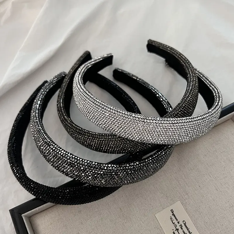 Heavy Diamond Headband for Women Light Luxury High-end Gaul Top - Image 7