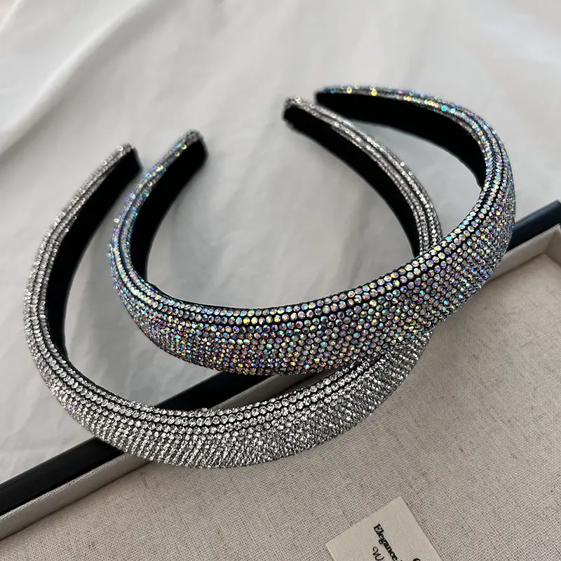 Heavy Diamond Headband for Women Light Luxury High-end Gaul Top - Image 8
