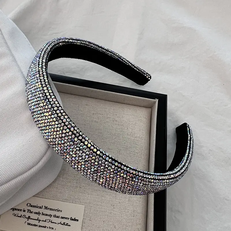 Heavy Diamond Headband for Women Light Luxury High-end Gaul Top - Image 5