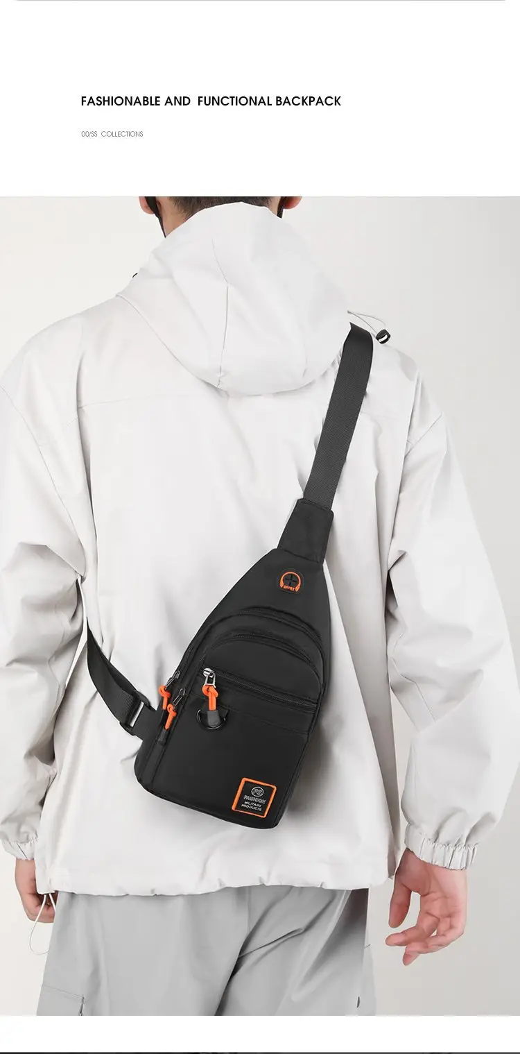 Men's Green Water-Repellent Messenger Bag — feature 6