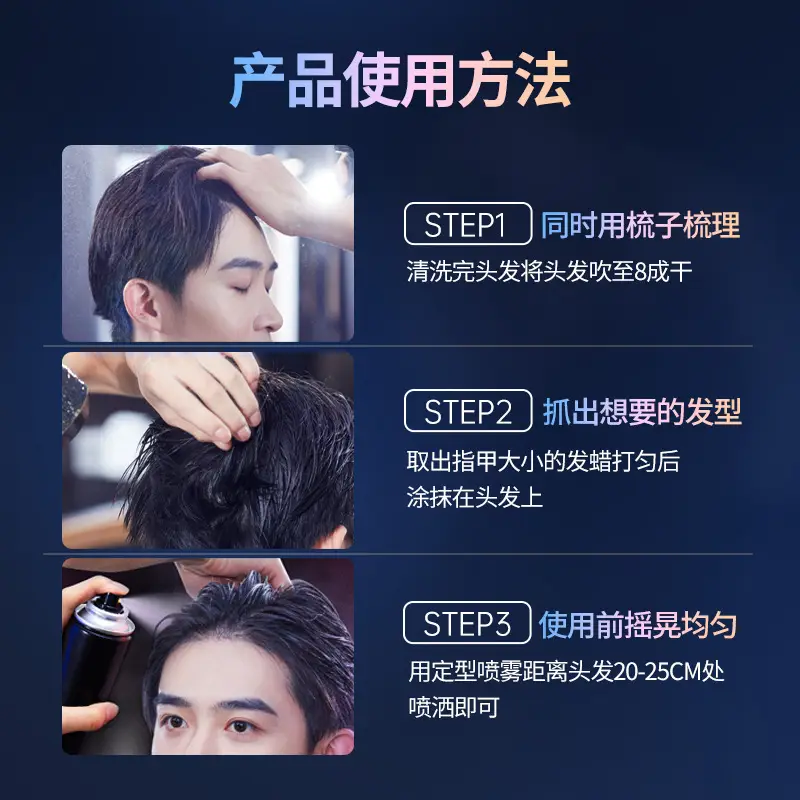 Magic Hair Wax for Men Matte Styling 1 Pack - Image 4