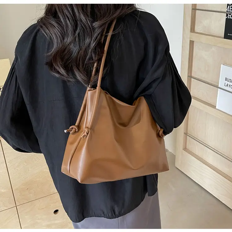 Soft PU Bucket Bag Women's 2024 New Fashionable — feature 10
