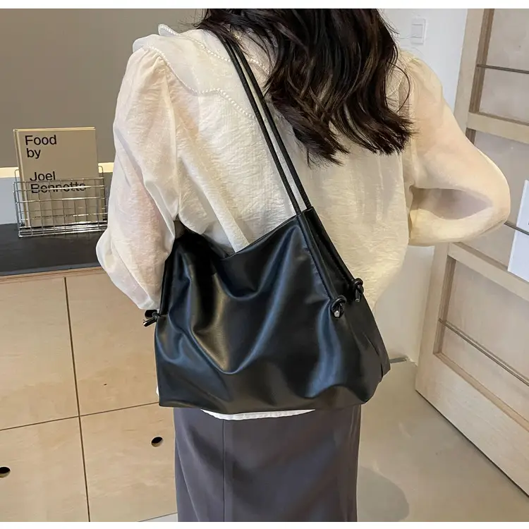 Soft PU Bucket Bag Women's 2024 New Fashionable — feature 14