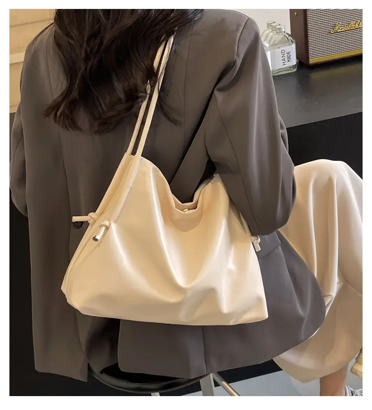 Soft PU Bucket Bag Women's 2024 New Fashionable — feature 2