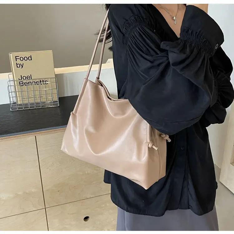 Soft PU Bucket Bag Women's 2024 New Fashionable — feature 21