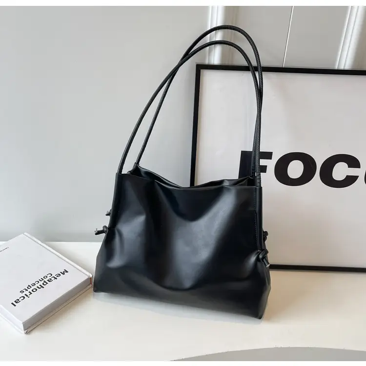 Soft PU Bucket Bag Women's 2024 New Fashionable - Image 2