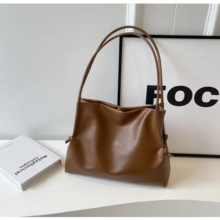 Soft PU Bucket Bag Women's 2024 New Fashionable - Image 4