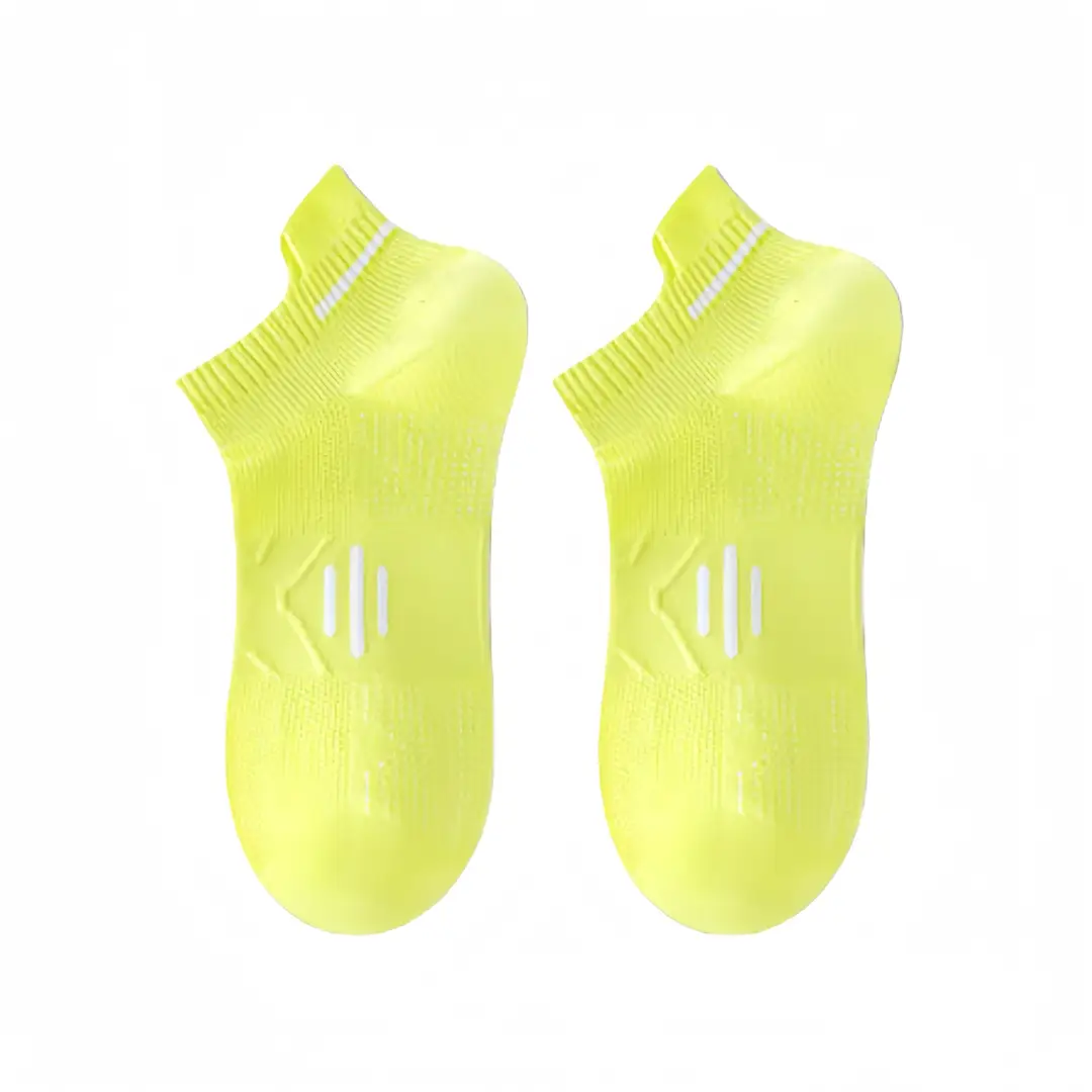 Men's White Sweat-Resistant Running Socks Underwear