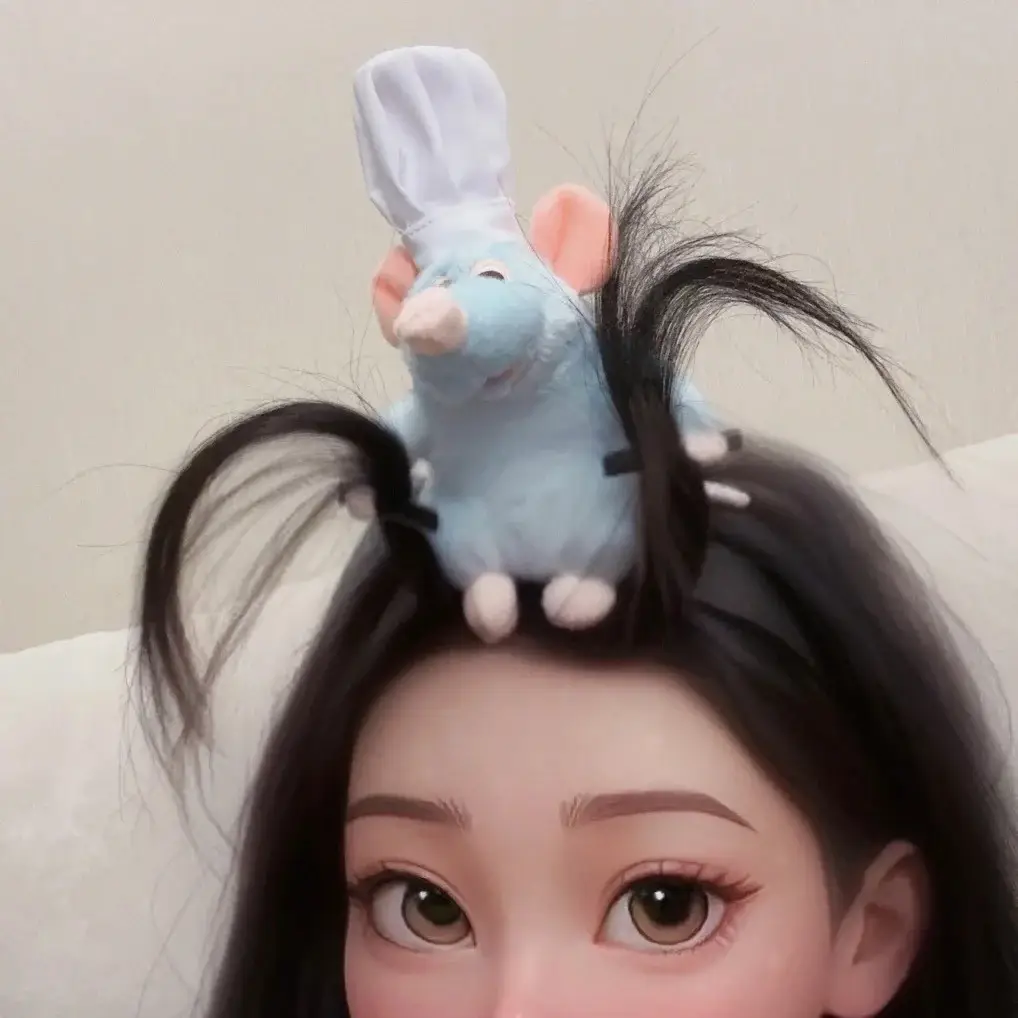Cute Plush Hairpin for Girls Women's Headband - Image 5
