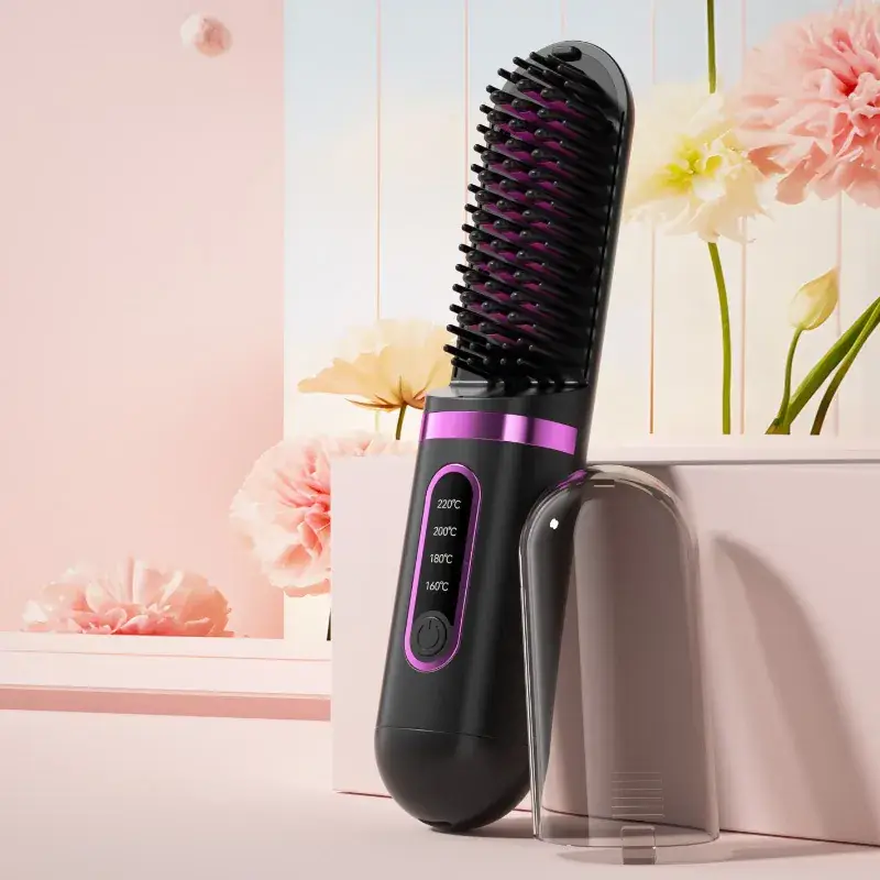Wireless Hair Straightener with Negative Ion Technology - Image 13