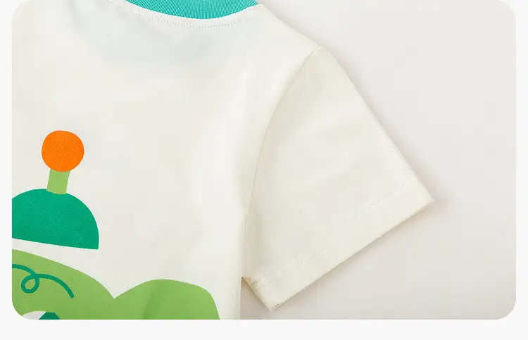 Baby Cartoon Trousers Summer Thin Girls Half Sleeve T-Shirt — feature 16