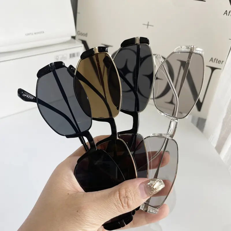 Modern Retro Brown Cat's Eye Sunglasses Women - Image 9
