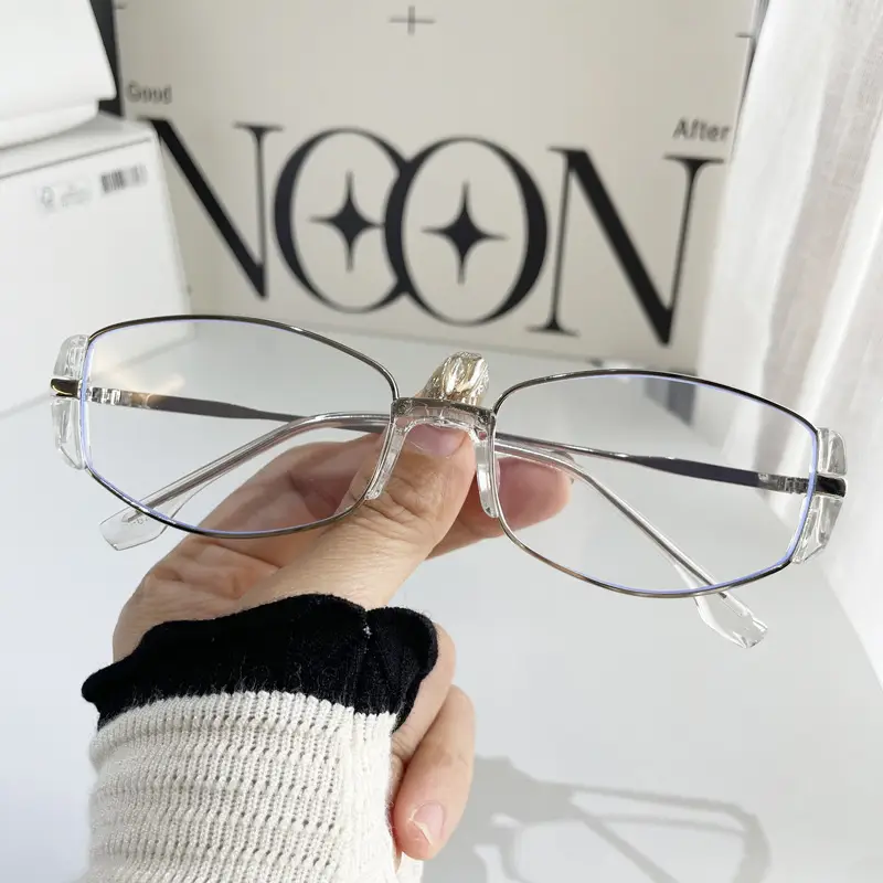 Silver-framed white film