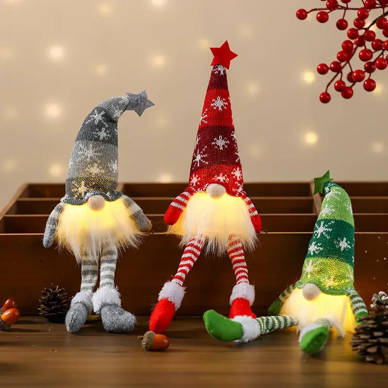 Christmas Faceless Doll Star Hat with Light — feature 11
