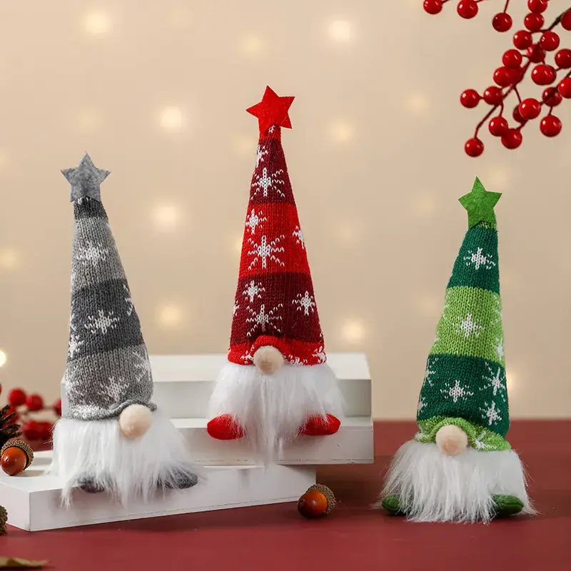 Christmas Faceless Doll Star Hat with Light — feature 5