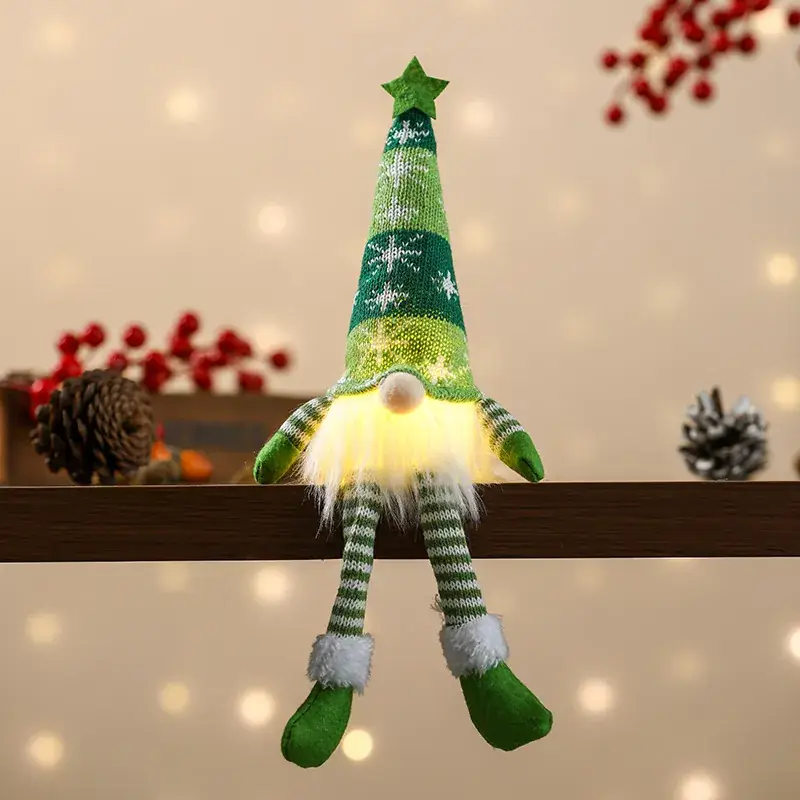 Christmas Faceless Doll Star Hat with Light - Image 6