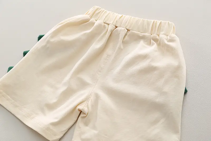 2024 Kids Cotton T-Shirt Shorts Set Mint Green — feature 18