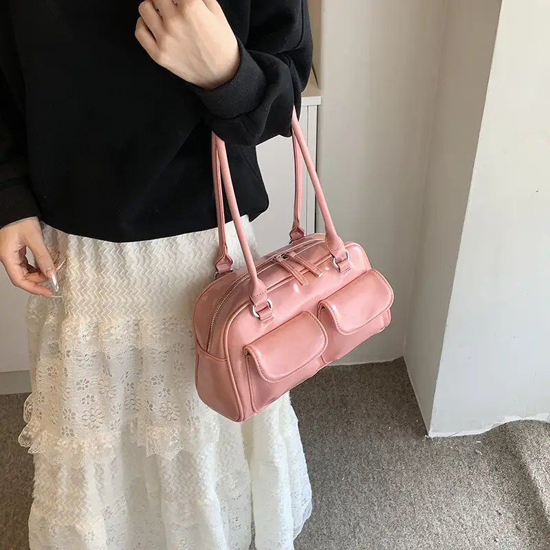 2024 Korean Style Underarm Bag Women Silver Transparent - Image 10