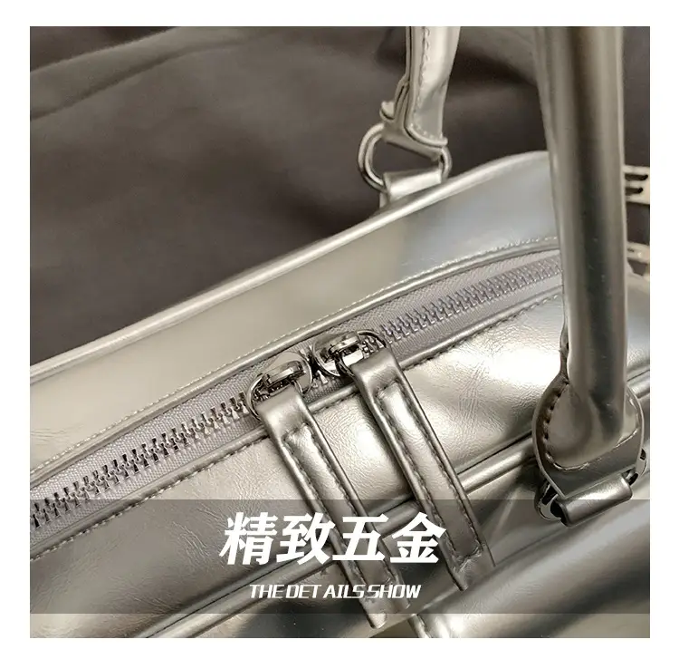 2024 Korean Style Underarm Bag Women Silver Transparent — feature 11