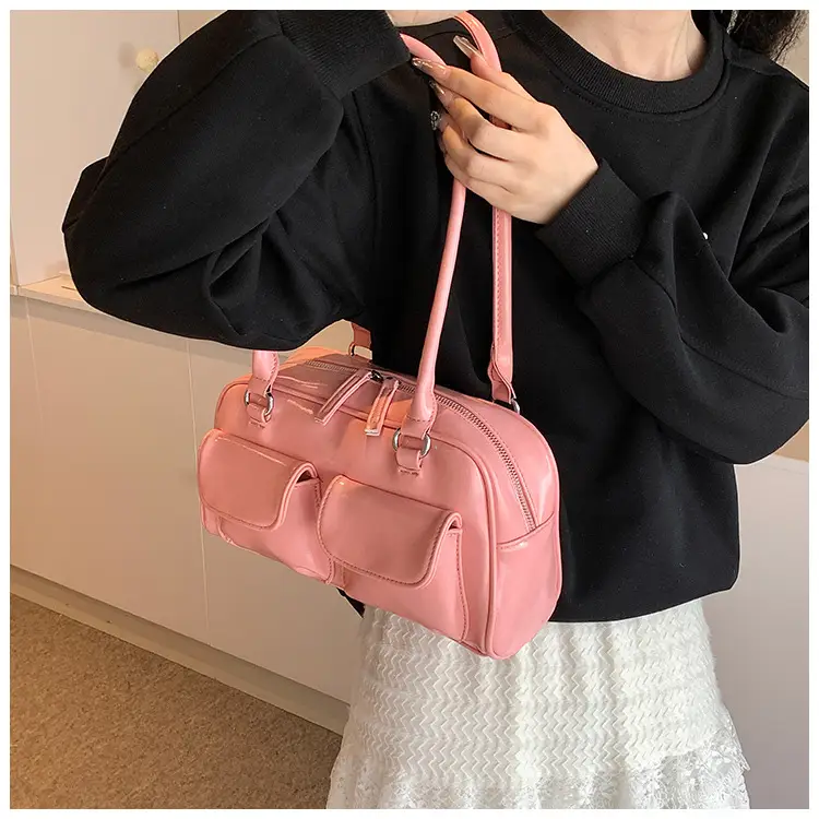 2024 Korean Style Underarm Bag Women Silver Transparent — feature 17