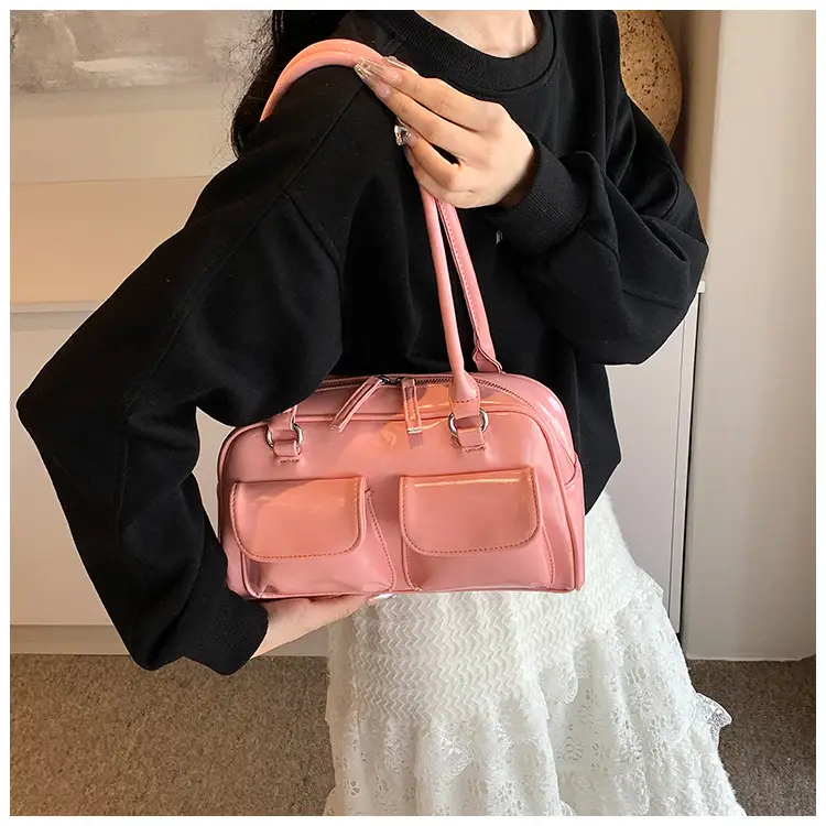 2024 Korean Style Underarm Bag Women Silver Transparent — feature 18