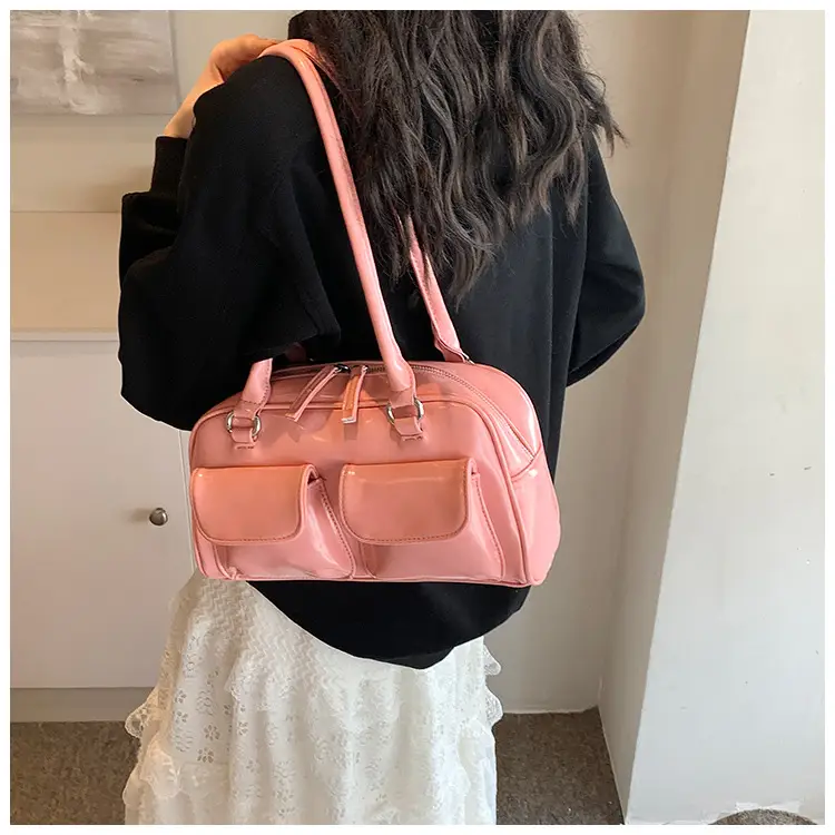 2024 Korean Style Underarm Bag Women Silver Transparent — feature 19