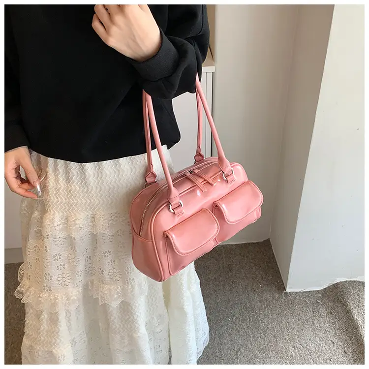 2024 Korean Style Underarm Bag Women Silver Transparent — feature 20
