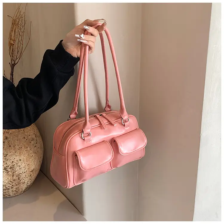 2024 Korean Style Underarm Bag Women Silver Transparent — feature 22