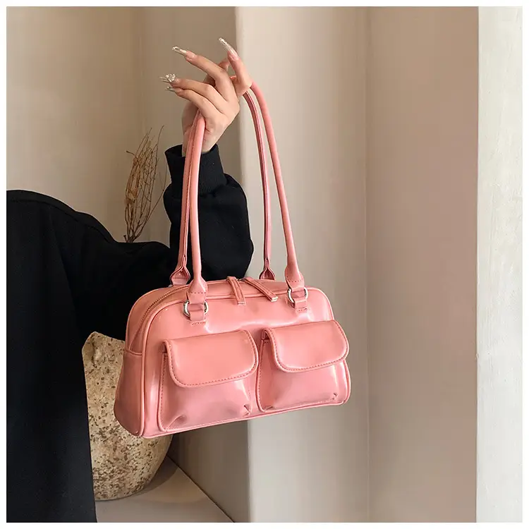 2024 Korean Style Underarm Bag Women Silver Transparent — feature 23