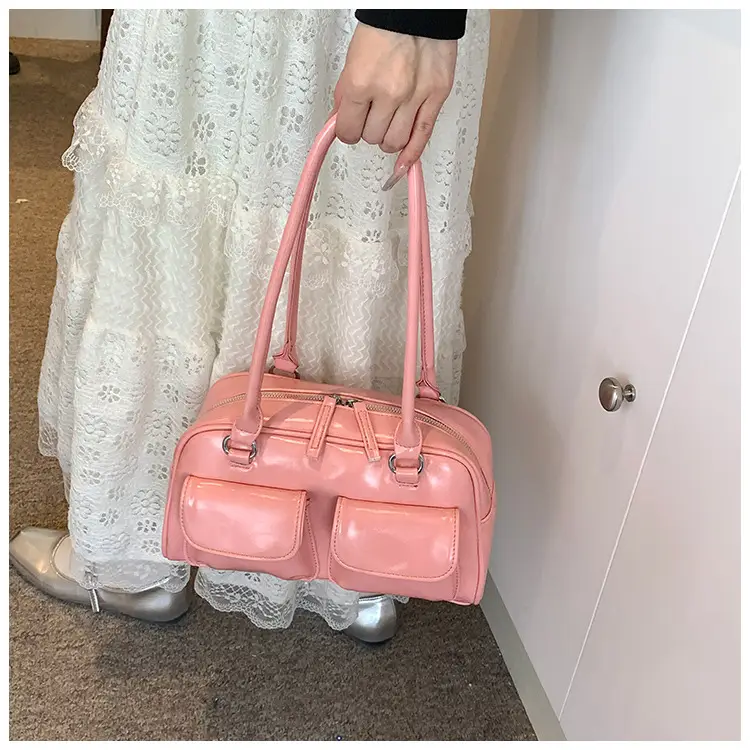2024 Korean Style Underarm Bag Women Silver Transparent — feature 24