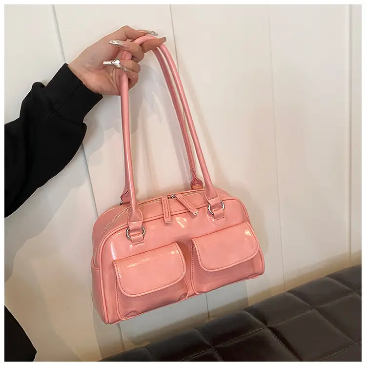 2024 Korean Style Underarm Bag Women Silver Transparent — feature 26