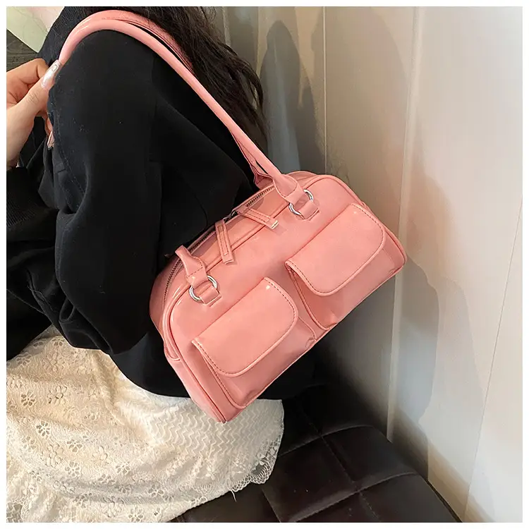 2024 Korean Style Underarm Bag Women Silver Transparent — feature 27