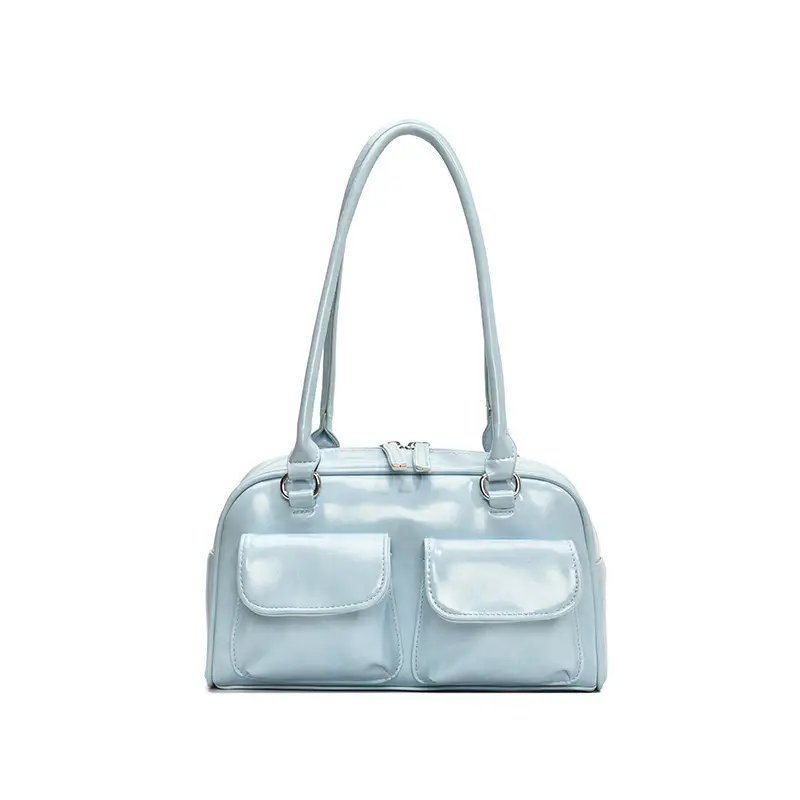 2024 Korean Style Underarm Bag Women Silver Transparent - Image 4