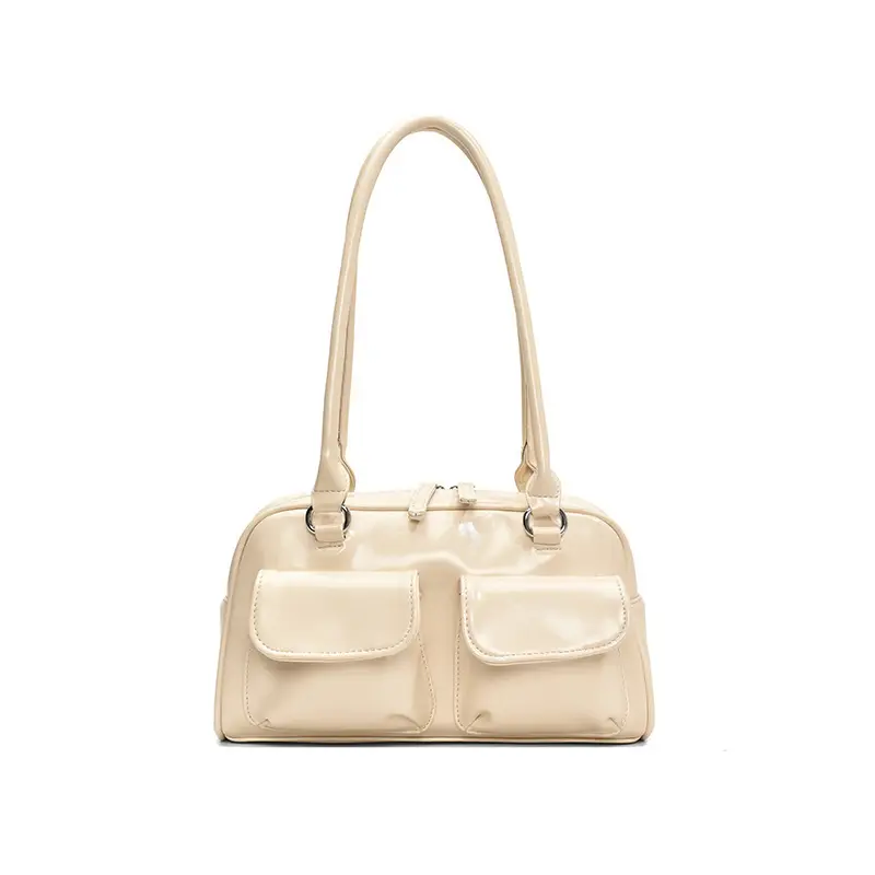 2024 Korean Style Underarm Bag Women Silver Transparent - Image 6