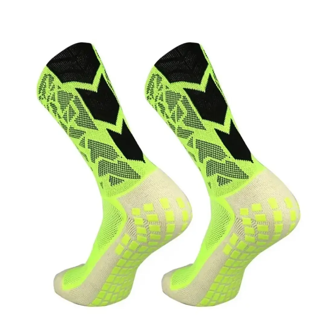 Color Football Sports Socks Middle Tube Non-slip Competition Training Outdoor Thickened Towel Bottom Running Sports Socks for Men