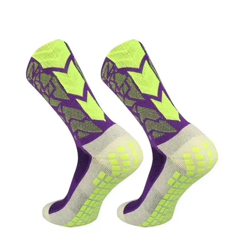 Color Football Sports Socks Middle Tube Non-slip Competition Training Outdoor Thickened Towel Bottom Running Sports Socks for Men — feature 7