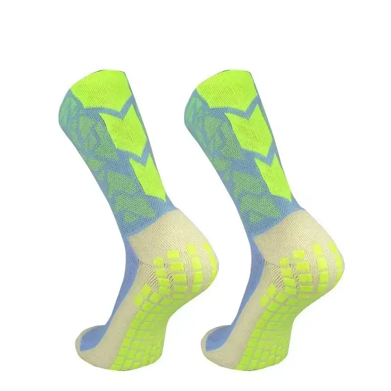 Color Football Sports Socks Middle Tube Non-slip Competition Training Outdoor Thickened Towel Bottom Running Sports Socks for Men — feature 9