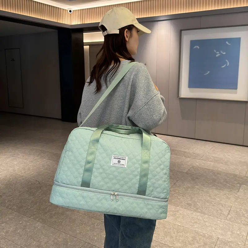 Cross-border Travel Bag Lightweight Gym Bag with Shoe Bin - Image 14