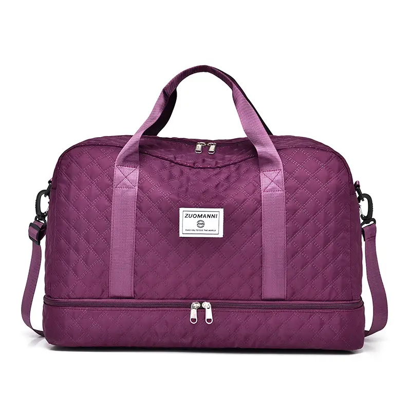 Cross-border Travel Bag Lightweight Gym Bag with Shoe Bin - Image 11