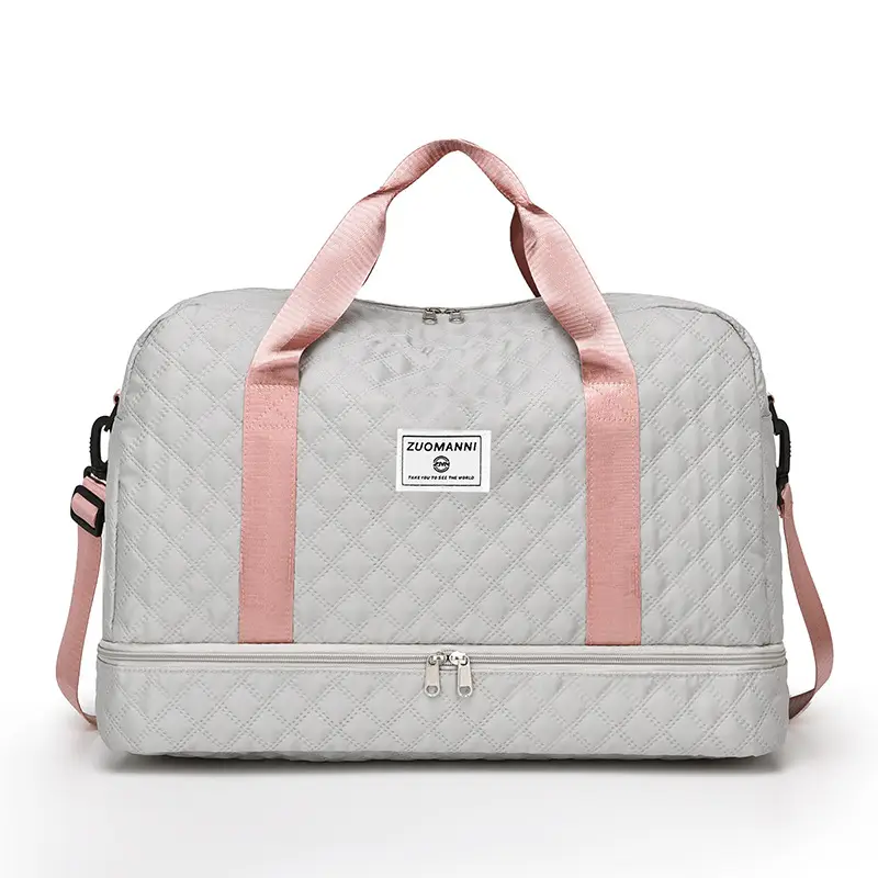 Cross-border Travel Bag Lightweight Gym Bag with Shoe Bin - Image 3