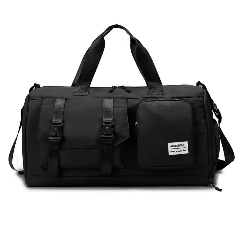 Pink Women's Sports Travel Bag with Water Repellent Design - Image 2